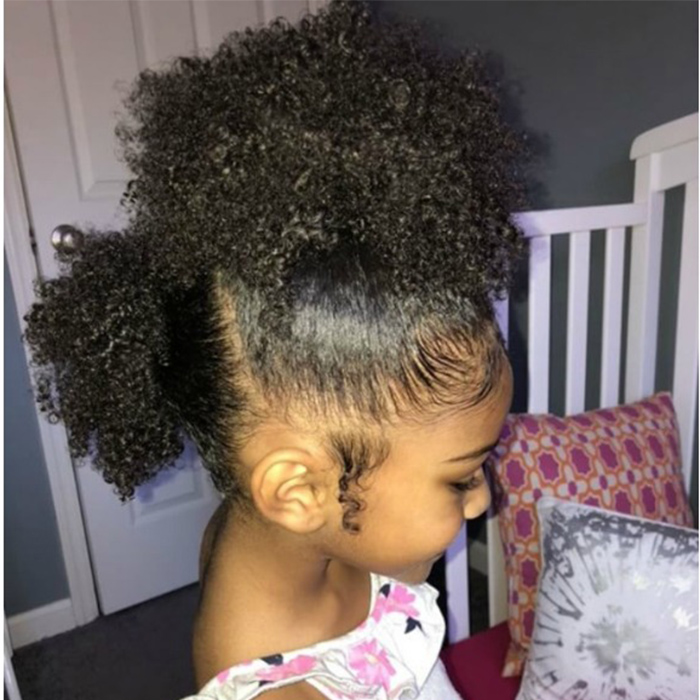 20 Cute Natural Hairstyles for Little Girls