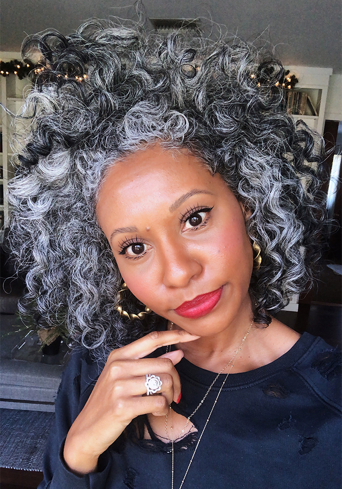 Texture Tales Tennille Shares Her Journey of Embracing Her Silver Curls