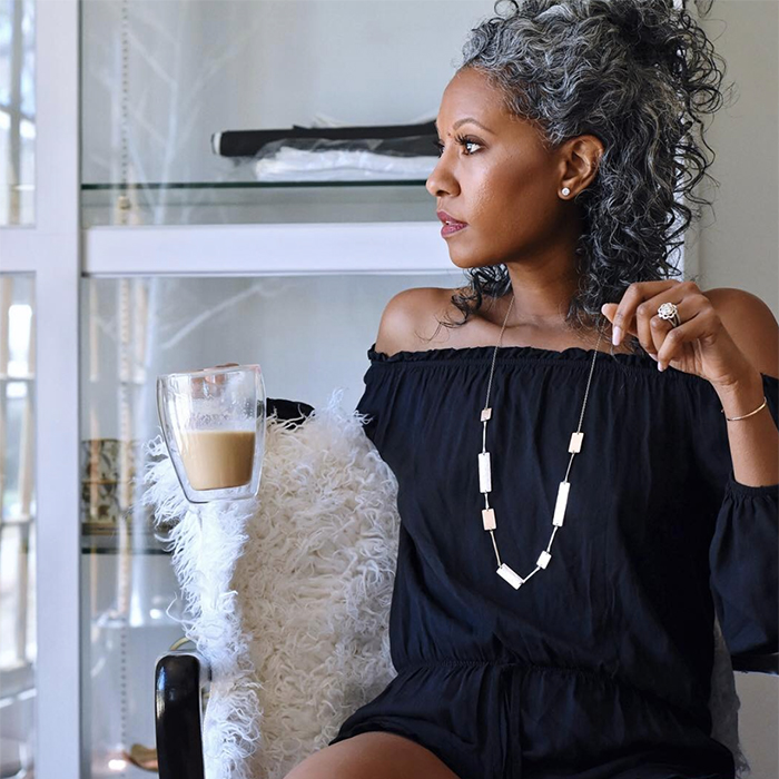 Texture Tales Tennille Shares Her Journey of Embracing Her Silver Curls