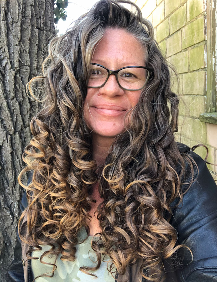 Texture Tales How Pamela Embraced Her Silver Curls